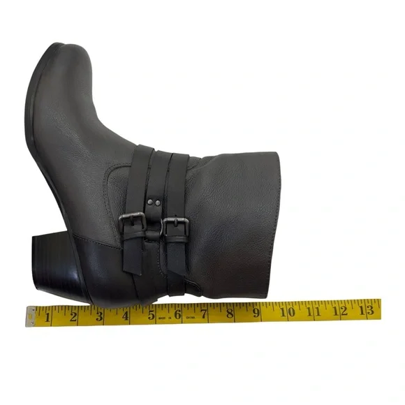 Naturalizer “Katrina” Dark Grey Ankle Boots Women’s Size 11M – Buckle Strap - Picture 14 of 16